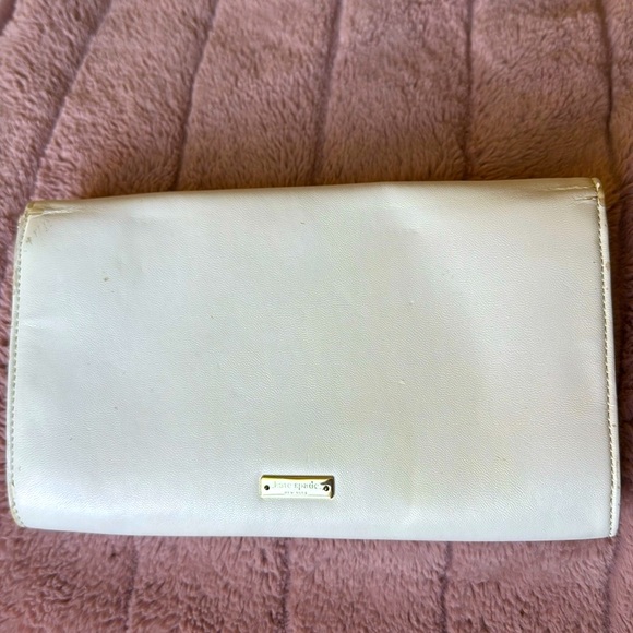 Kate Spade Rose Colored Glasses Frames Clutch Bag - Picture 5 of 16